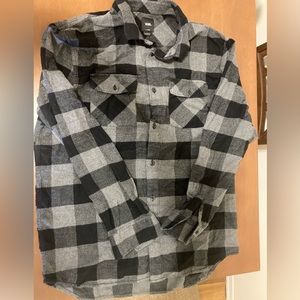 Vans flannel button down